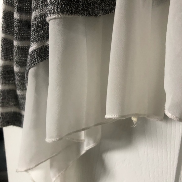 super cozy sweater with sheer at bottom - Picture 2 of 2
